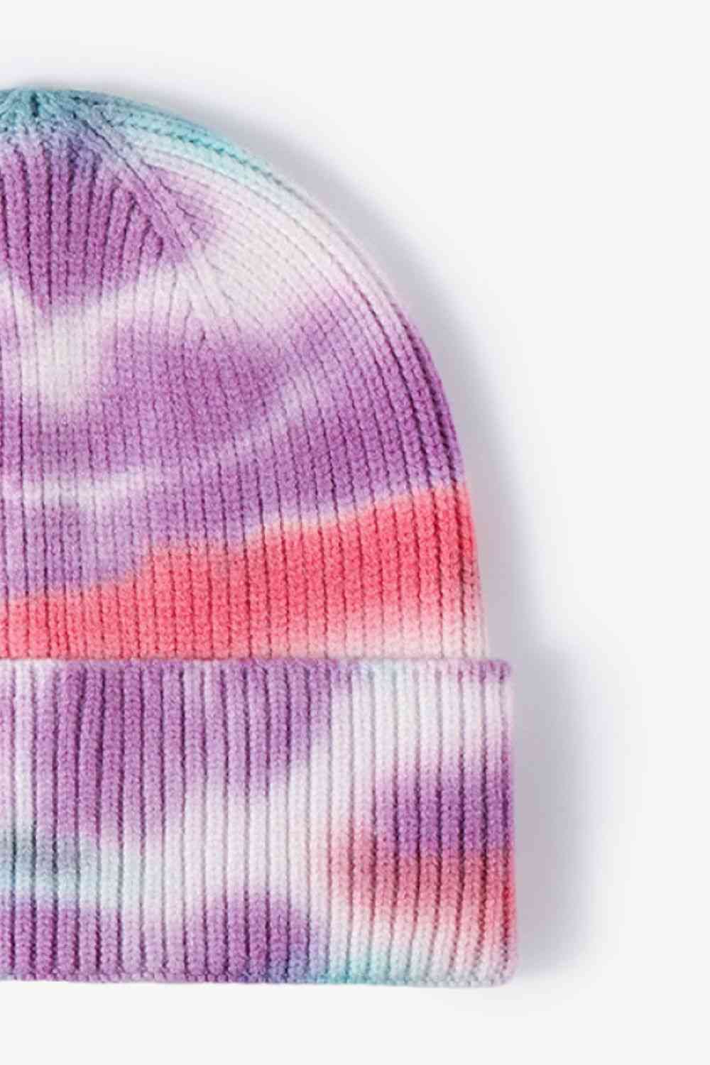 CHIC HATZ Tie-Dye Hat Cuffed Knit Beanie