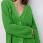 Raglan Sleeve Button Down Cardigan
