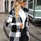 NotSoBasic Plaid Collared Neck Button Down Jacket
