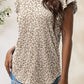 Printed Round Neck Short Sleeve T-Shirt