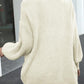 Drop Shoulder Balloon Sleeve Cardigan