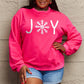 Simply Love Christmas Themed Full Size Graphic Long Sleeve Sweatshirt