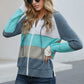 Full Size Zip-Up Raglan Sleeve Openwork Hooded Cardigan