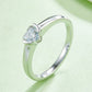 Moissanite 925 Sterling Silver Solitaire Ring