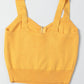 Women's Zip-Up Cutout Sleeveless Knit Crop Top