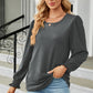 Round Neck Long Sleeve T-Shirt
