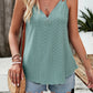 Eyelet V-Neck Double Strap Cami