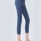 Full Size Wide Waistband Cropped Sports Leggings