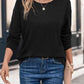 Round Neck Long Sleeve T-Shirt