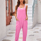 Spaghetti Strap Jumpsuit with Pockets