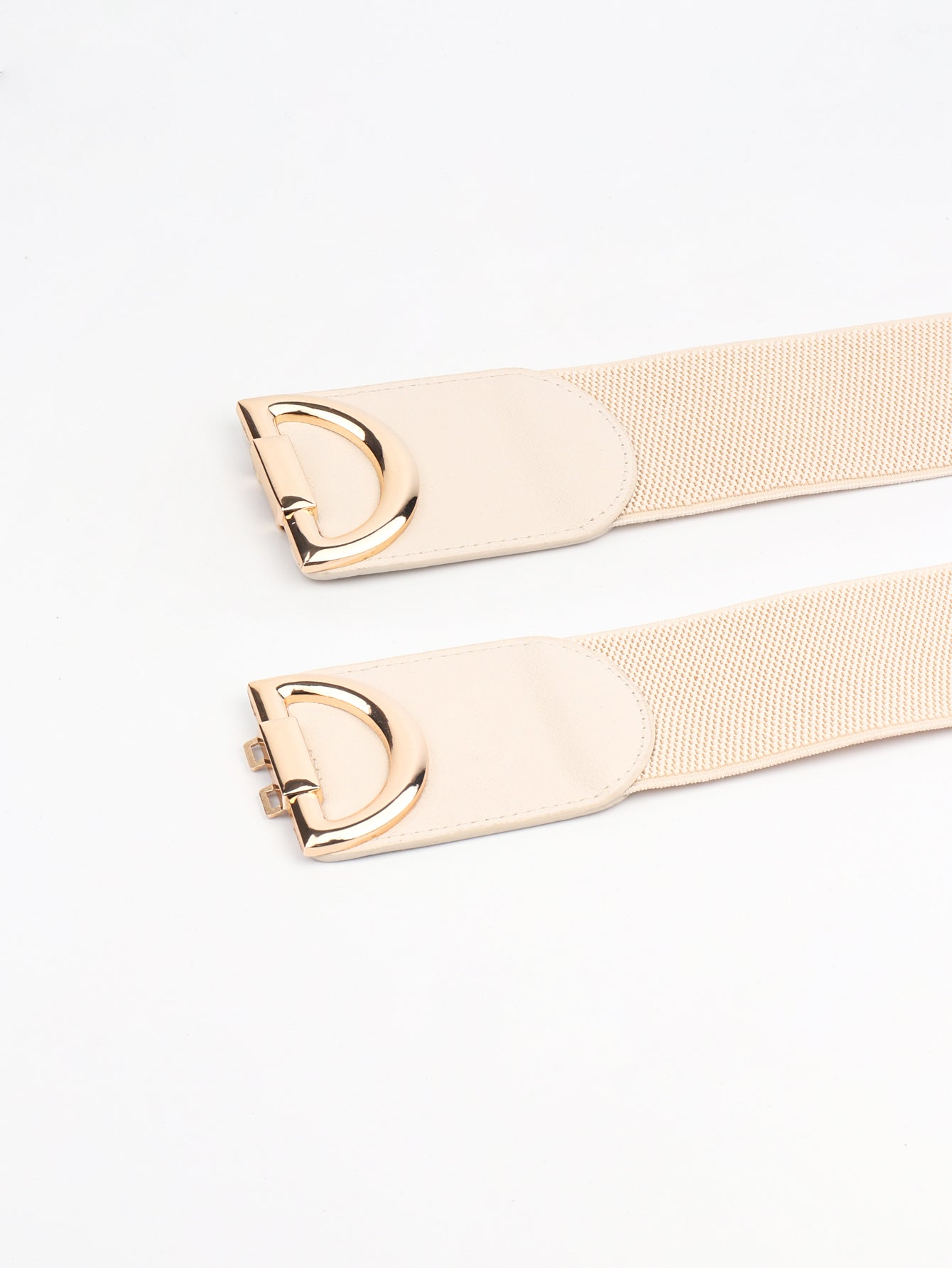 Women's D Buckle Elastic Belt