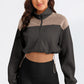 ShaysCoatsnMore Contrast Drawstring Zip Up Jacket