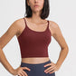 SUNSETNIGHTS Feel Like Skin Scoop Neck Sports Cami