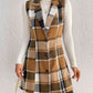 Savannah Mea Plaid Lapel Collar Vest