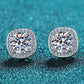 Women's Let Me Love You 1 Carat Moissanite Stud Earrings