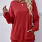Dropped Shoulder Sweatshirt with Pockets