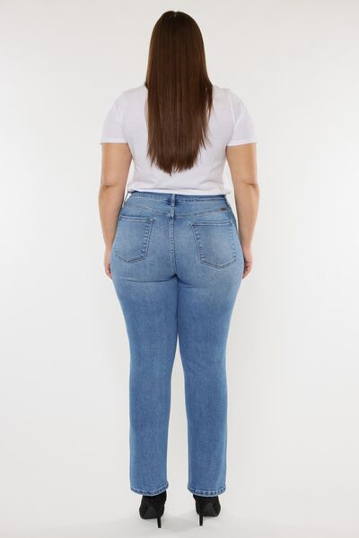 Kancan Full Size Cat's Whiskers High Waist Jeans *