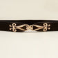 Alloy Buckle Elastic Belt