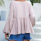 Puff Sleeve Babydoll Blouse