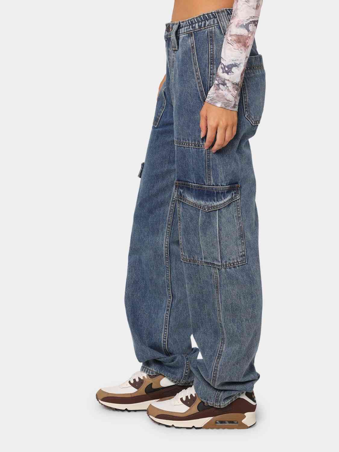 Cool Threads Straight Jeans with Pockets