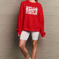 Simply Love SEASONAL Full Size HELLO PUMPKIN Graphic Sweatshirt