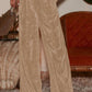 Loose Fit High Waist Long Pants with Pockets
