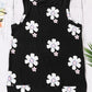 Women's Sarah Full Size Printed Side Slit Round Neck Tank
