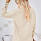 Full Size V-Neck Long Sleeve Blouse