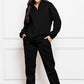Comfy n' Cozy Half Zip Long Sleeve Sweatshirt and Pants Set