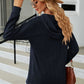 Full Size Cable-Knit Long Sleeve Hoodie