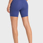 Staying Cozy Wide Waistband Biker Shorts