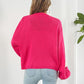 So Floral Open Front Long Sleeve Cardigan