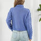 Turtleneck Dropped Shoulder Sweater