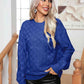 Round Neck Drop Shoulder Sweater