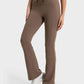 Wide Waistband Bootcut Sport Pants
