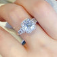 2 Carat Moissanite 925 Sterling Silver Ring