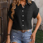 Textured Pocketed Button Up Shirt