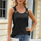 Round Neck Wide Strap Tank