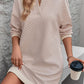 Women's SoDreamy Dusty Pink Johnny Collar Dropped Shoulder Dress