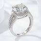Women's 5 Carat  Moissanite Split Shank Ring