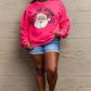 Simply Love Full Size Santa Graphic Long Sleeve CHRISTMAS Sweatshirt
