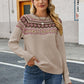 Round Neck Raglan Sleeve Sweater