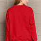 Simply Love Seasonal Themed Full Size LEFTOVERS ARE FOR QUITTERS Graphic Sweatshirt