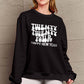 Simply Love Full Size TWENTY TWENTY FOUR HAPPY NEW YEAR Dropped Shoulder Sweatshirt