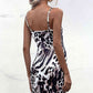 Leopard Spaghetti Strap Bodycon Dress
