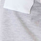 Double Take Color Block Curved Hem Shirt