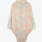Open Front Fringe Hem Poncho