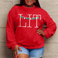 Simply Love Full Size Christmas Themed LIT Long Sleeve Sweatshirt