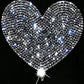 Heart Round Neck Short Sleeve T-Shirt