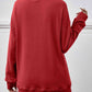 Dropped Shoulder Sweatshirt with Pockets